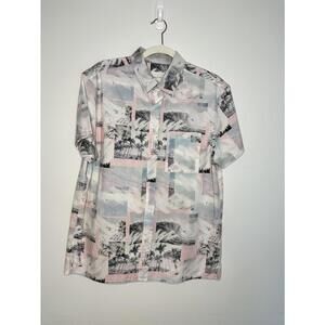 American Eagle Palm Print Shirt - Sz. M